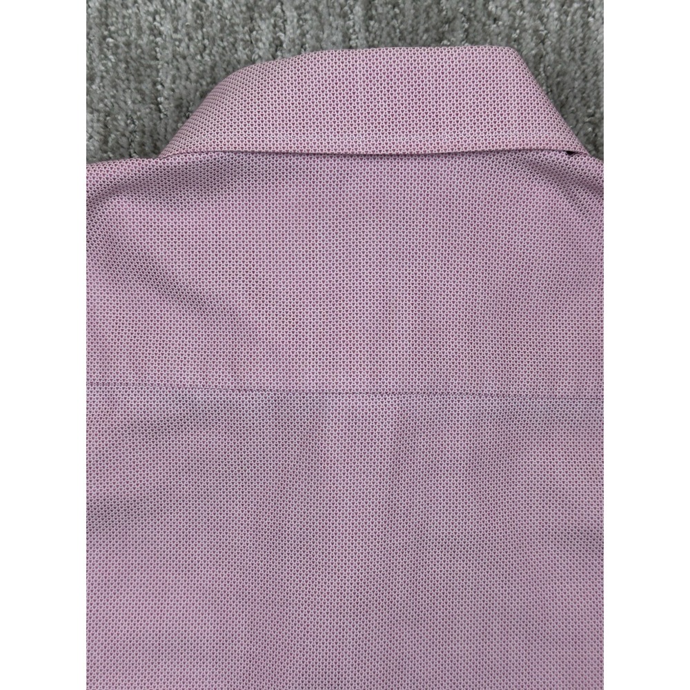 Eton Shirt Mens 16.5 42 Pink Contemporary Fit Dress Long Sleeve Button Front - Picture 7 of 12